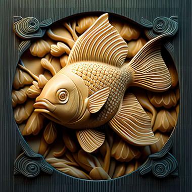 3D модель Ранчу рыба (STL)